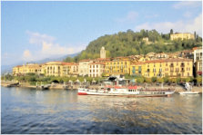 Bellaggio, Lake Como, Italy (Digital Watercolour)