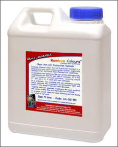 Rainbow Colours UV Protection Varnish
